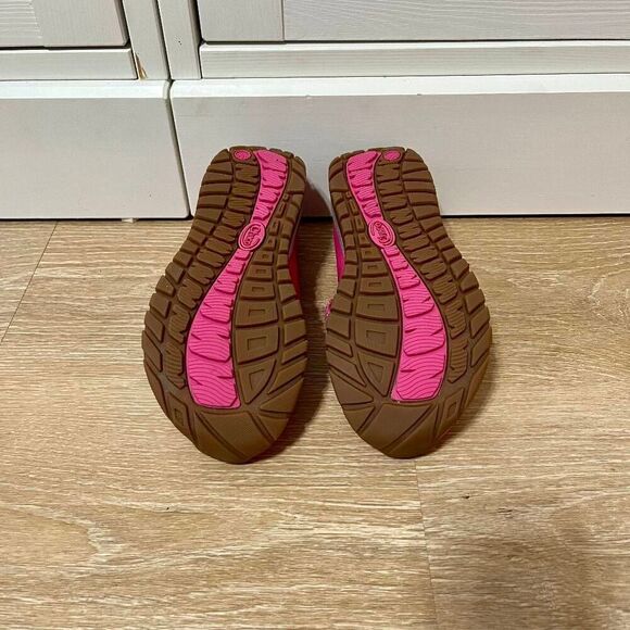 Chaco Junior Kids Odyssey Girls Water Shoes Sz 4 Pink Mesh Trail Sport - Picture 4 of 6